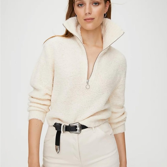 ARITZIA cream SWEATER 🤍 size XXS - Picture 3 of 3